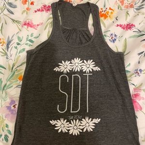 SDT Floral Racerback